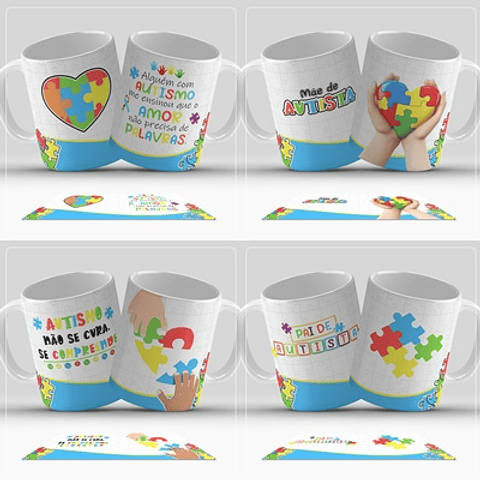 Arquivo Caneca Autismo - Família Sublimática