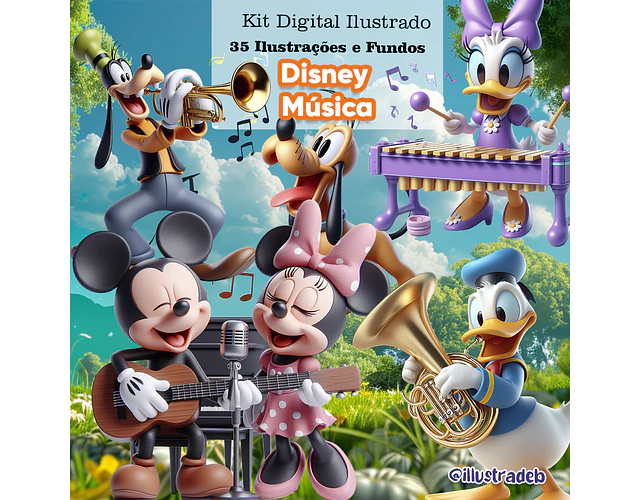 Kit Digital Disney Música - Illustradeb