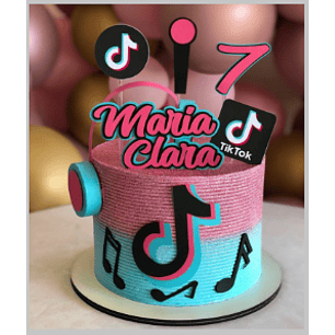 Arquivo de Corte Topo Tik Tok Fone 3d