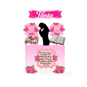 Arquivo de Corte Topo Mulher Orando