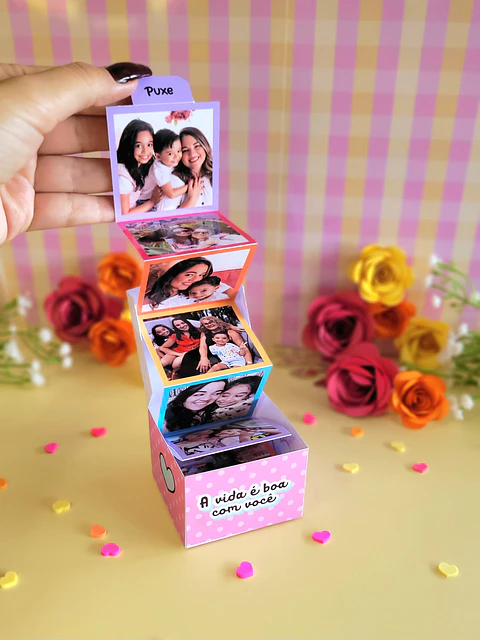 Arquivo de Corte Caixa de Memórias Dia das Mães - Ana Flor