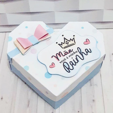 Arquivo Caixa Coração Dia das Mães - Mãe Rainha