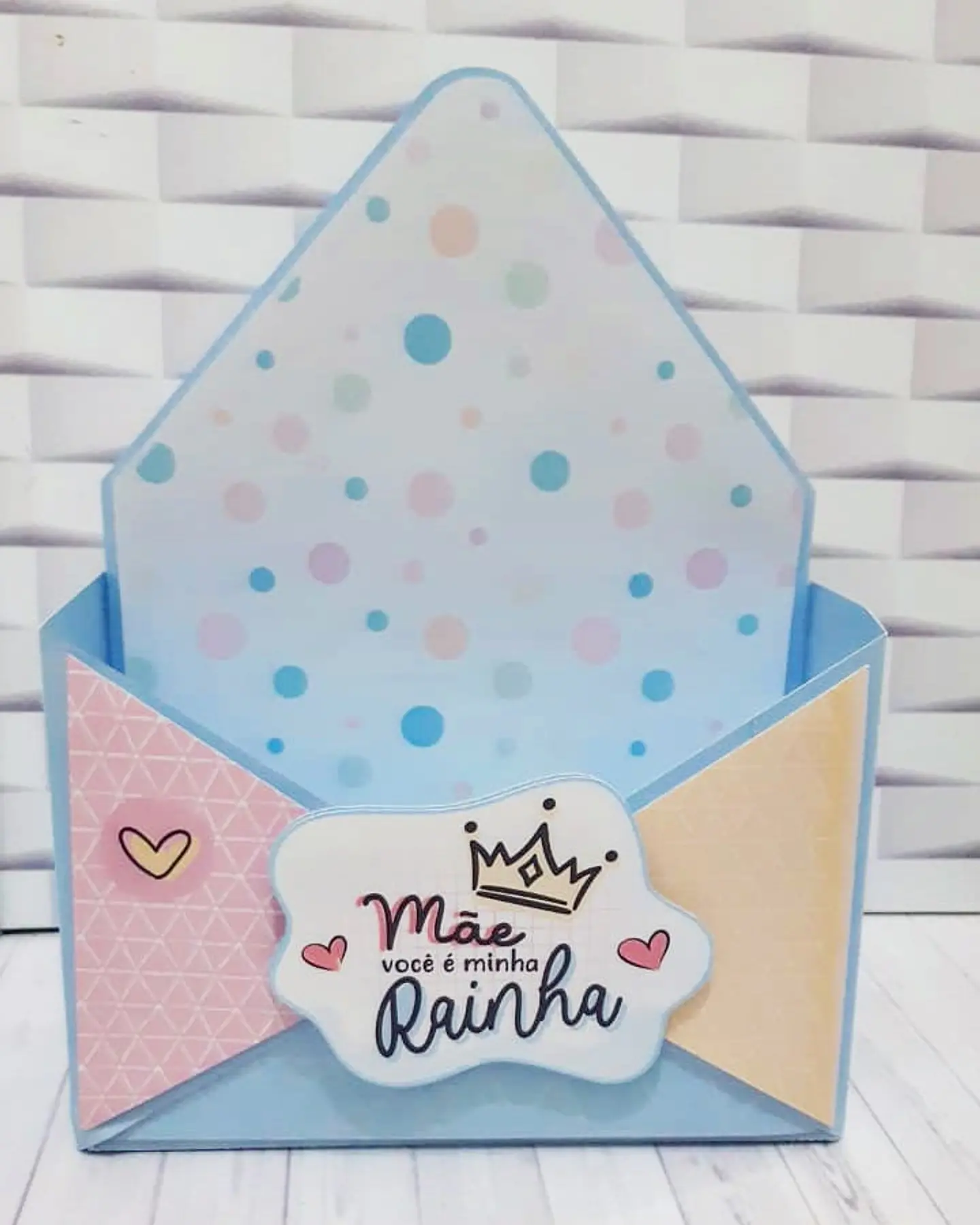 Arquivo de Corte Caixa Envelope Dia das Mães 1