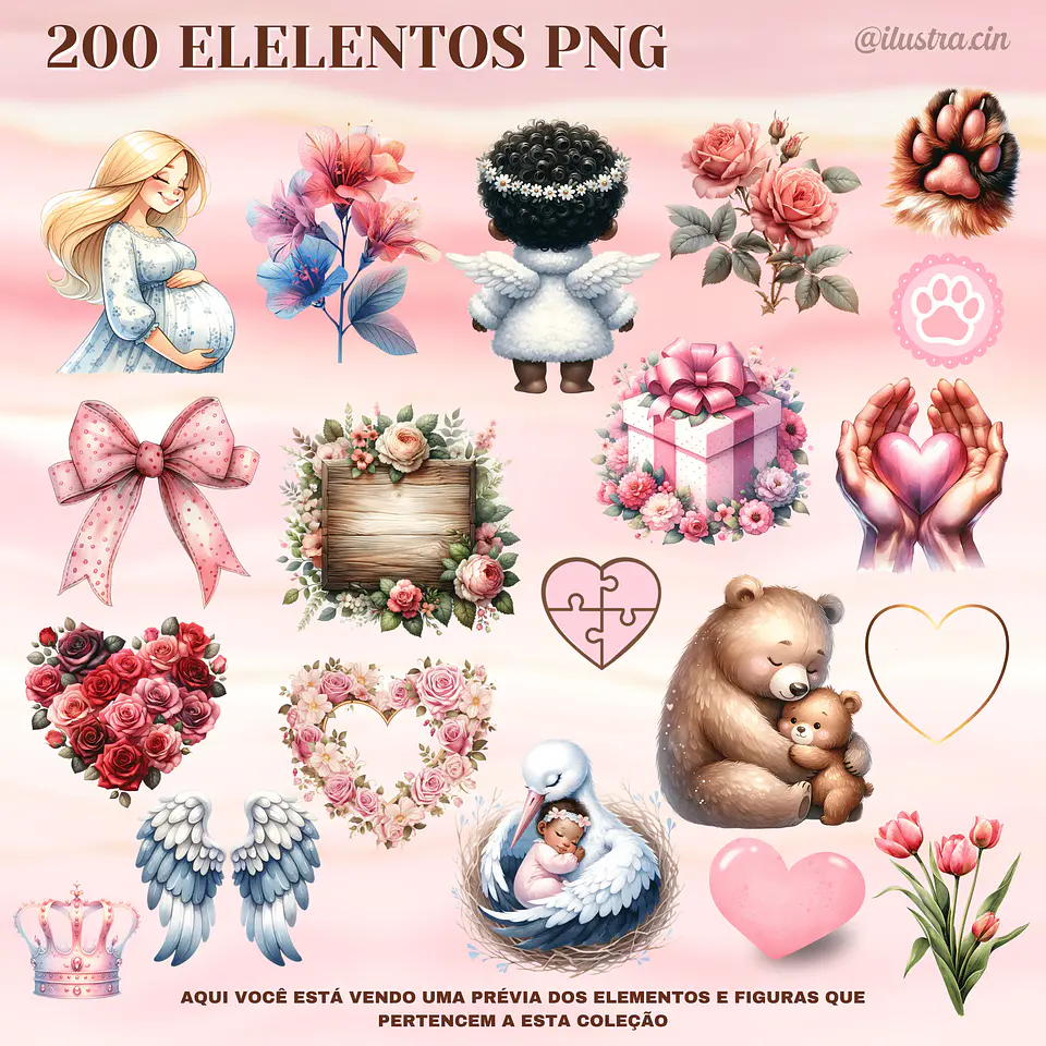 Kit Digital Completo Dia das Mães 2024 - ILUSTRACIN 22