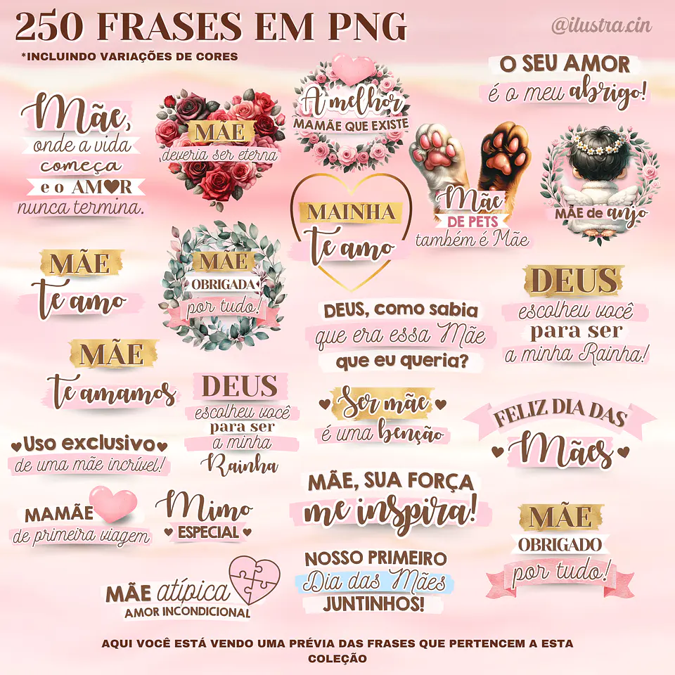 Kit Digital Completo Dia das Mães 2024 - ILUSTRACIN 23