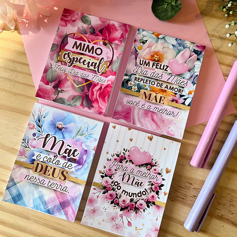 Arquivo Bloquinho Blocado Dia das mães - Ilustracin