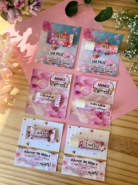 Arquivo Card Balinha ou Manteiga de Cacau Dia das mães - Ilustracin