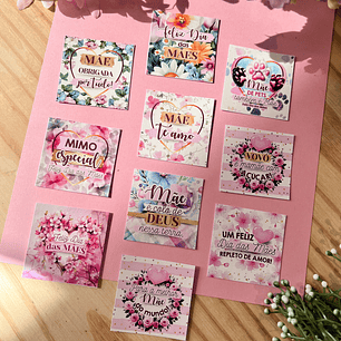 Arquivo Tags Presentes Quadradas Dia das mães - Ilustracin