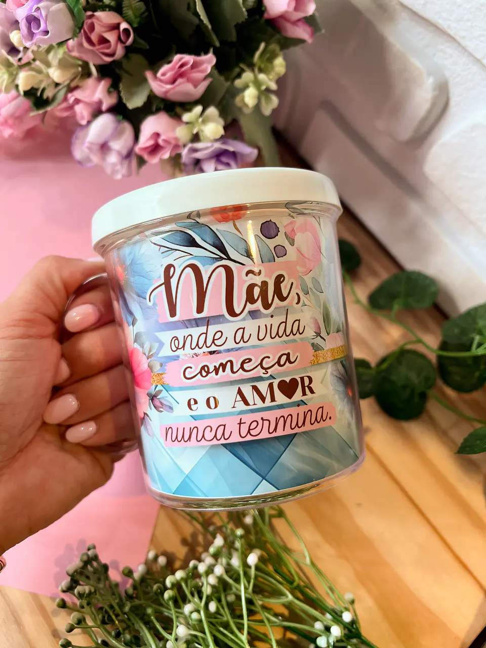 Arquivo Faixa para Caneca Acrílica Dia das mães - Ilustracin 4