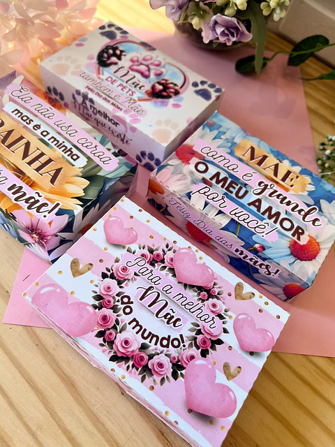 Arquivo Sacolinha Coração Dia das mães - Ilustracin