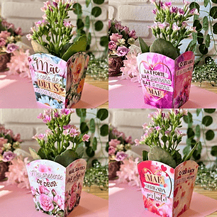 Arquivo Mini Cachepó Dia das mães - Ilustracin