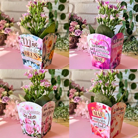 Arquivo Mini Cachepó Dia das mães - Ilustracin