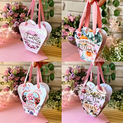 Arquivo Sacolinha Coração Dia das mães - Ilustracin