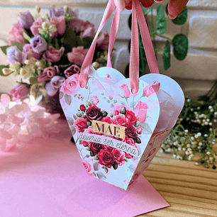 Arquivo Sacolinha Coração Dia das mães - Ilustracin