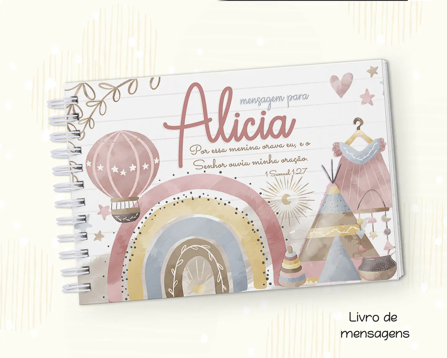 Arquivo Encadernação Baby Brinquedos Boho Menino e Menina - Fuxicando com Arte 4