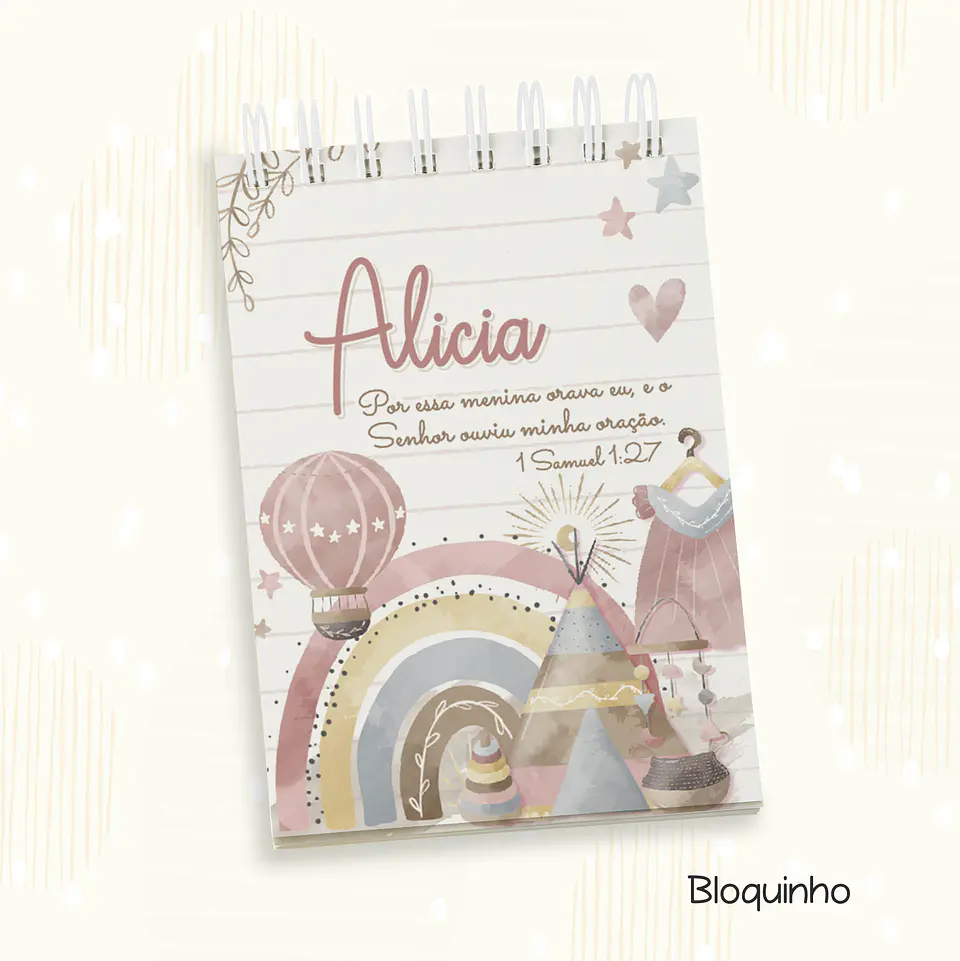 Arquivo Encadernação Baby Brinquedos Boho Menino e Menina - Fuxicando com Arte 11