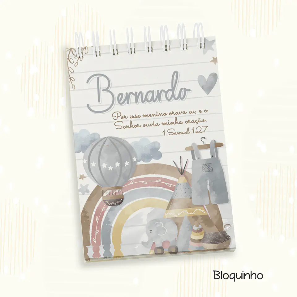 Arquivo Encadernação Baby Brinquedos Boho Menino e Menina - Fuxicando com Arte 5