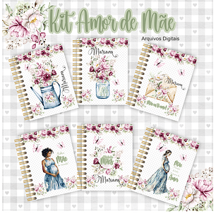 Arquivo Encadernação Amor de Mãe - Crys Arts