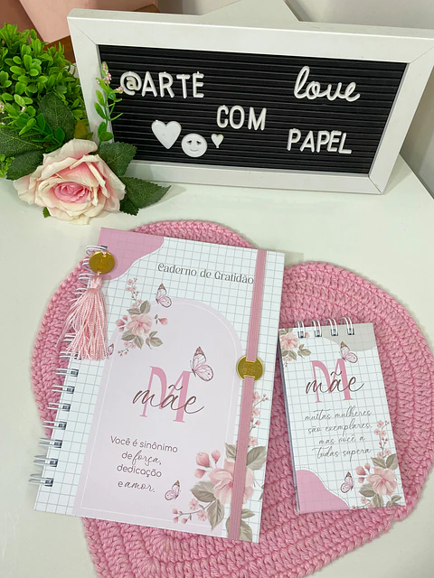 Arquivo Caderno de Gratidão Dia das Mães - Arte com Papel