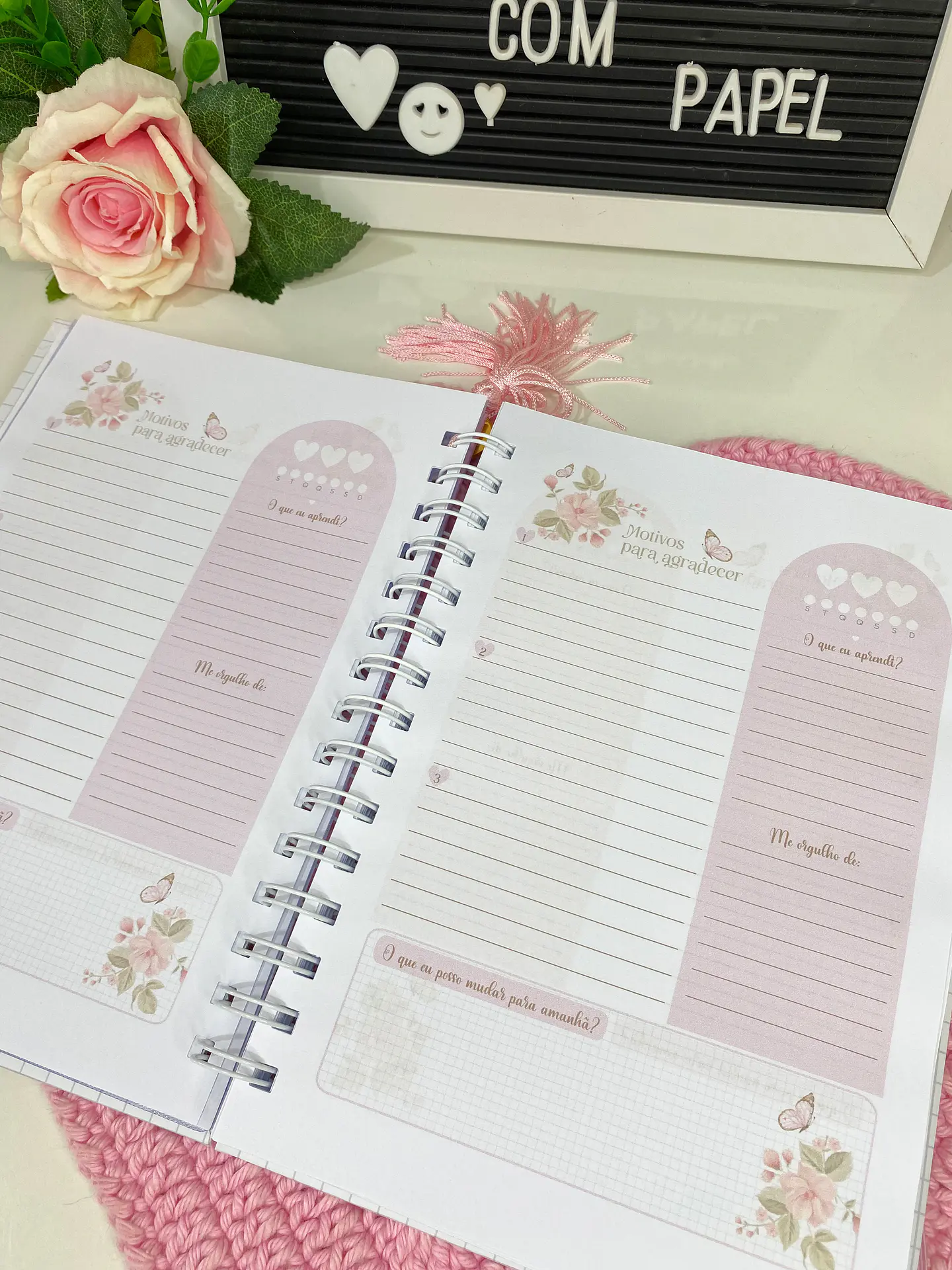 Arquivo Caderno de Gratidão Dia das Mães - Arte com Papel 8