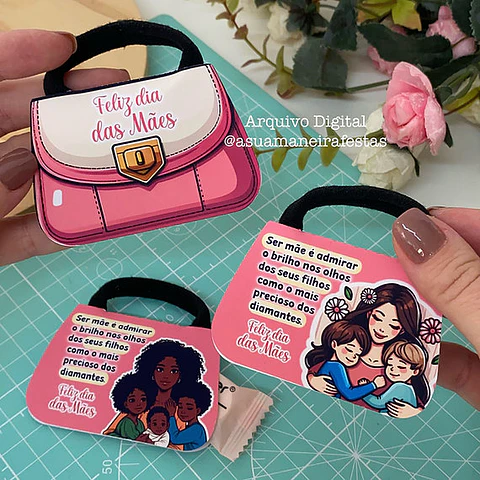 Arquivo Card Xuxinha Bolsa Dia das Mães - A Sua Maneira Festas