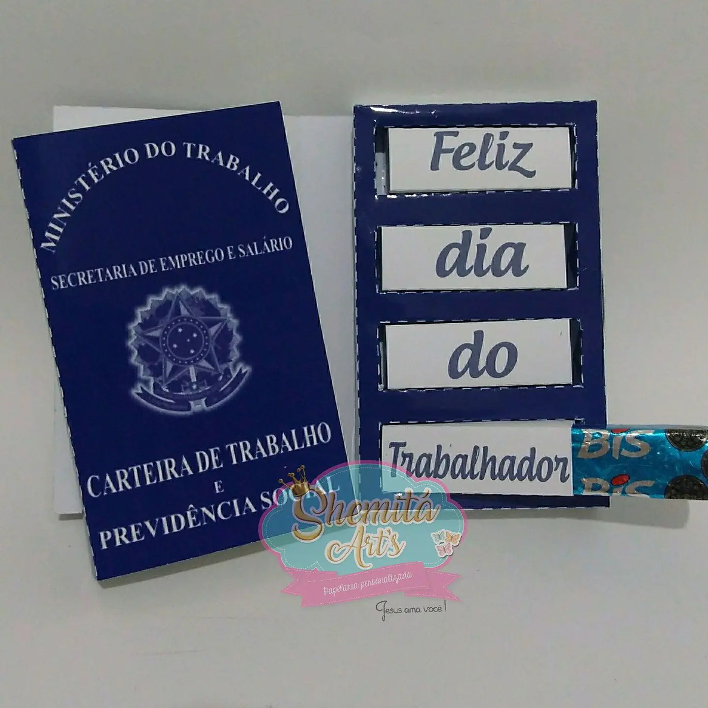 Arquivo Carteira de Trabalho Porta Bis Dia do Trabalhador - JEH LIMA SHEMITA 1