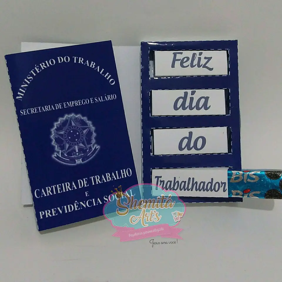 Arquivo Carteira de Trabalho Porta Bis Dia do Trabalhador - JEH LIMA SHEMITA 1