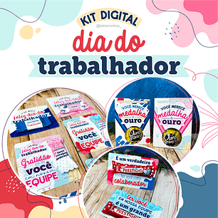 Arquivo Kit Dia do Trabalhador - Letterinhas