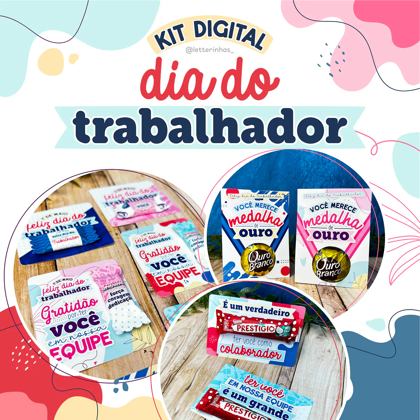 Arquivo Kit Dia do Trabalhador - Letterinhas 1