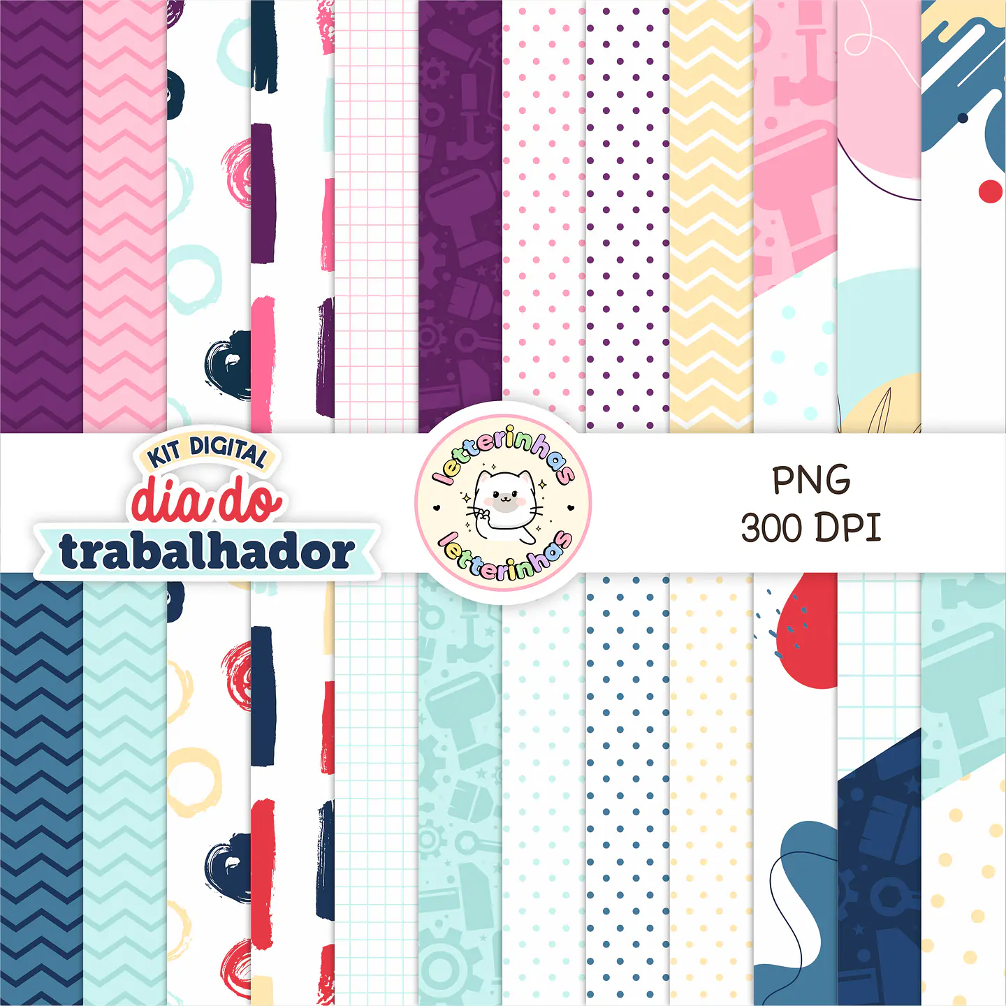 Arquivo Kit Dia do Trabalhador - Letterinhas 11