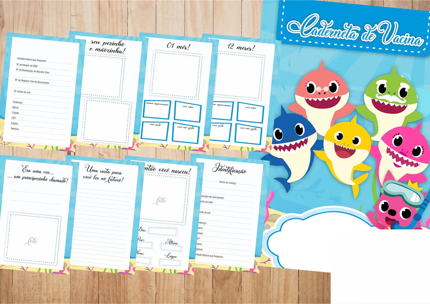 Arquivo Caderneta de Vacina Baby Shark  1