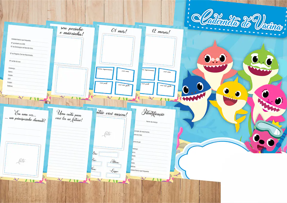 Arquivo Caderneta de Vacina Baby Shark  1