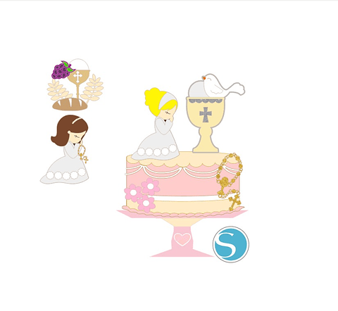 Arquivo de Corte Topo Batizado / Eucaristia / Comunhão