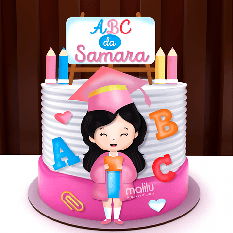 Arquivo de Corte Topo Formatura ABC