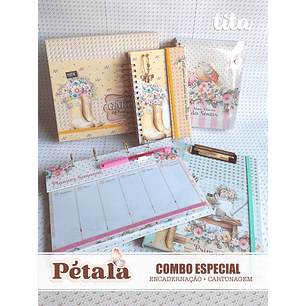 Arquivo Pétala - Combo Especial (Encadernação + Cartonagem) - Tita