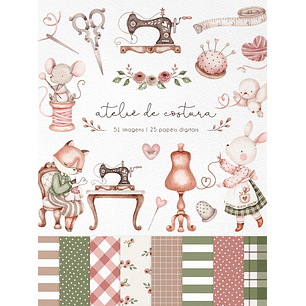 Kit Digital Ateliê de Costura - Ni Estudio Criativo