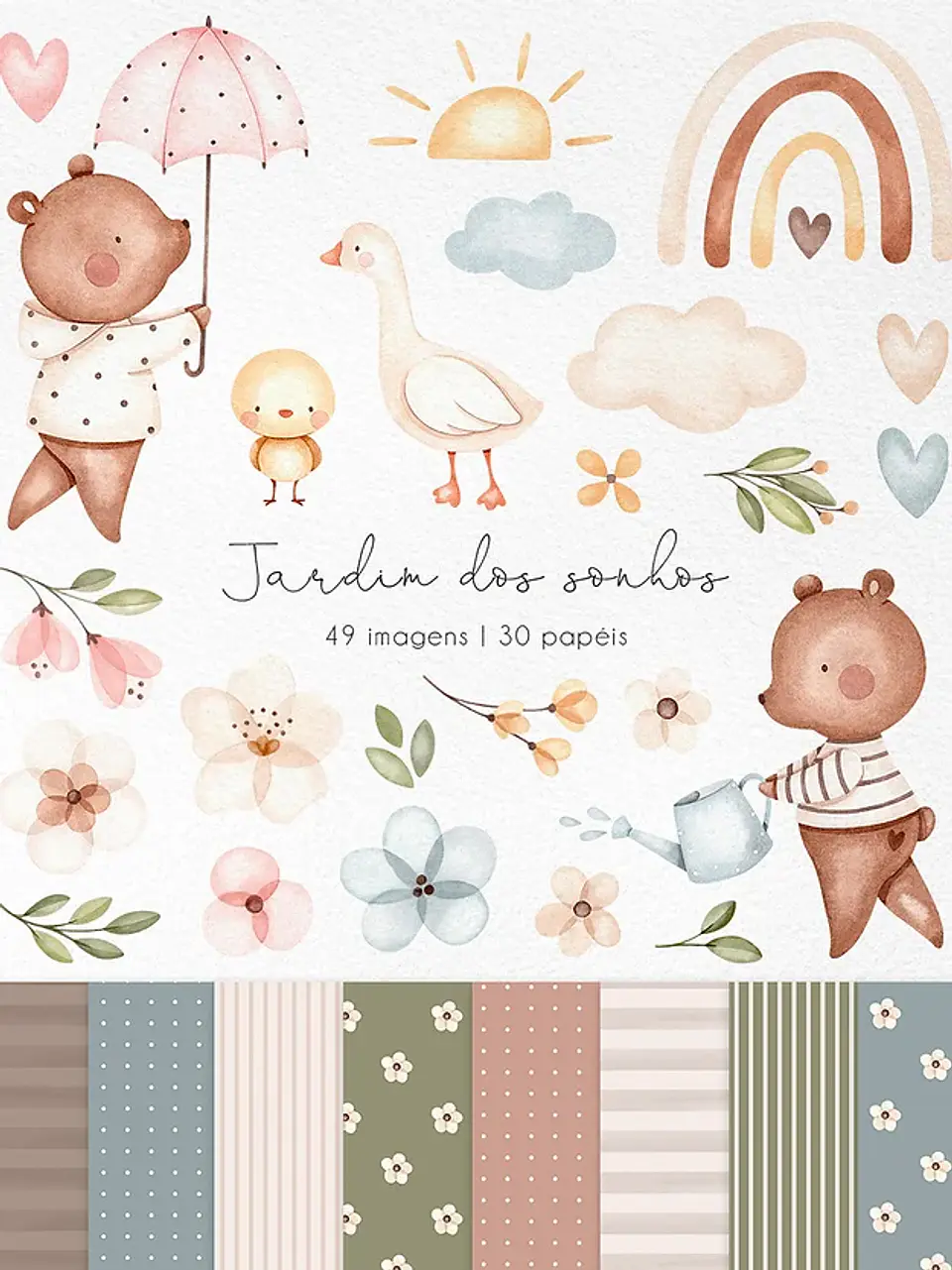 Kit Digital Jardim dos Sonhos - Ni Studio 1