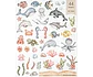 Kit Digital Fundo do Mar Aquarela - Ni Studio - Thumbnail 2