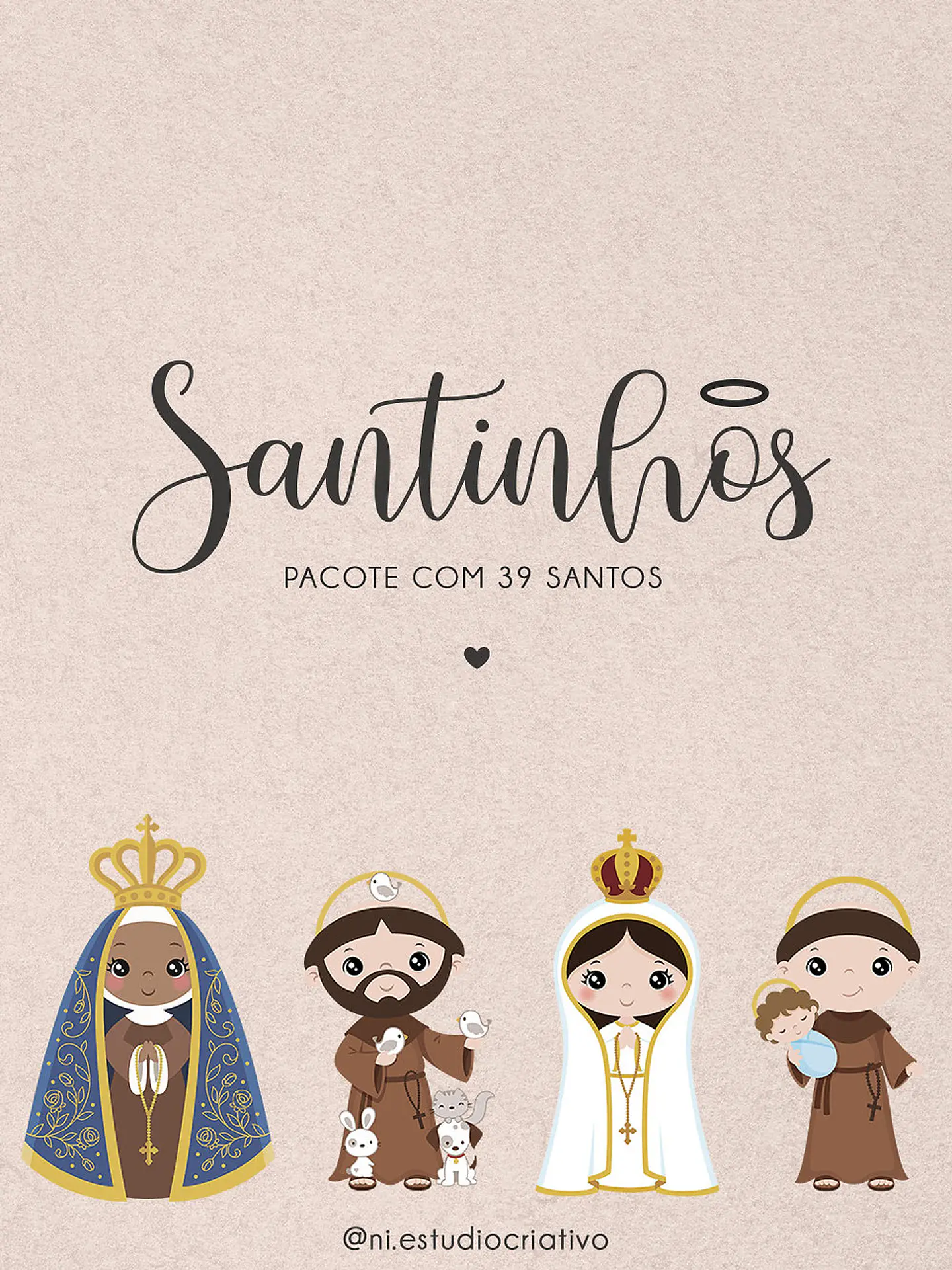 Kit Digital Santinhos - Ni Estudio Santinhos 1