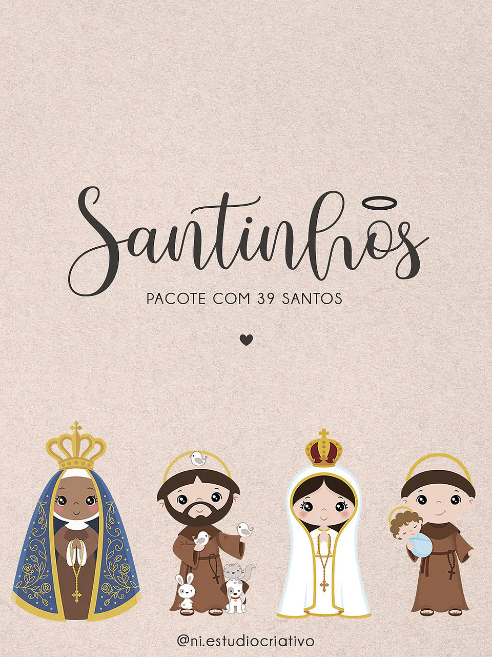 Kit Digital Santinhos - Ni Estudio Santinhos 1