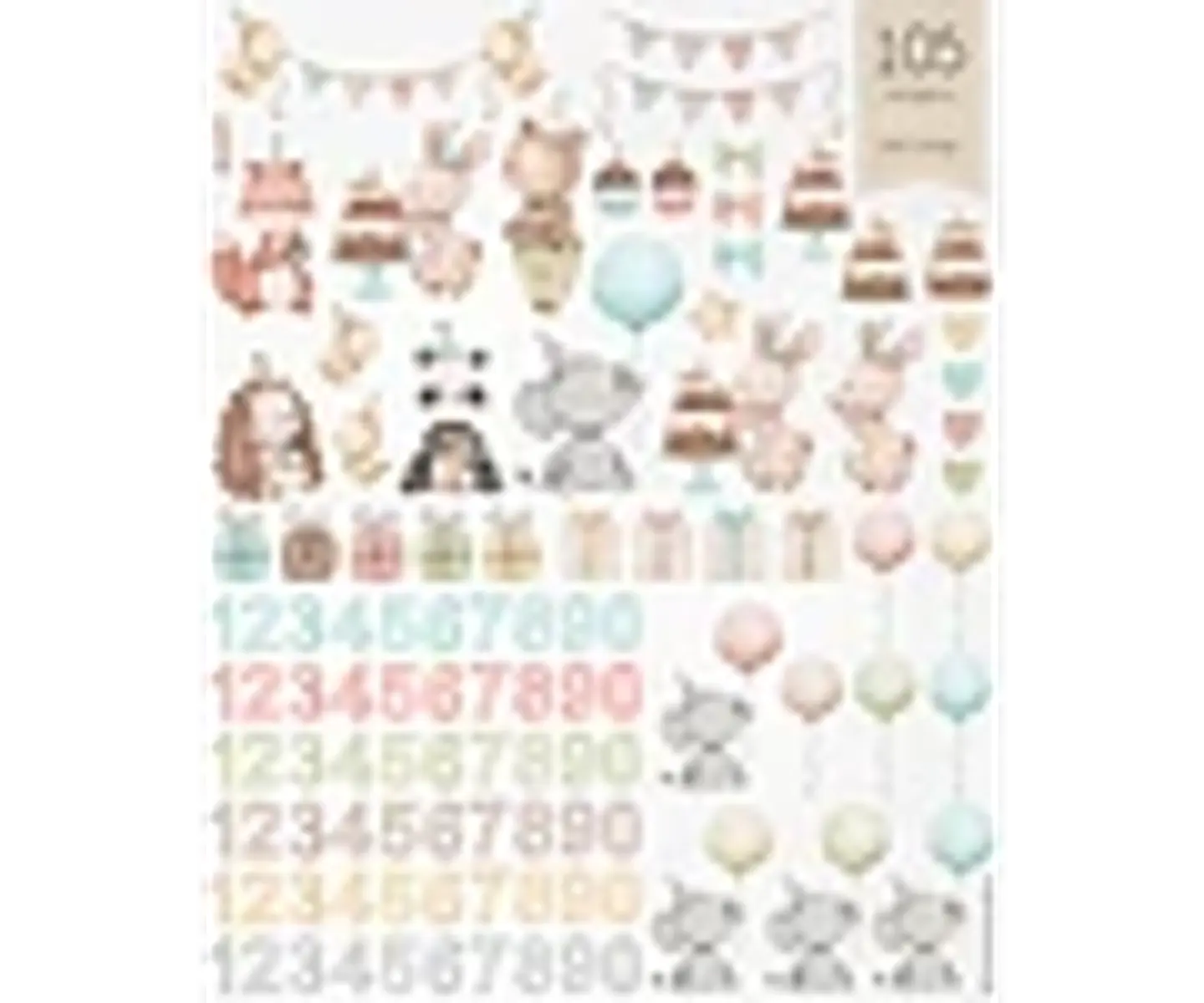 Kit Digital Combo Feliz Aniversário dos Animais - Ni Studio 3