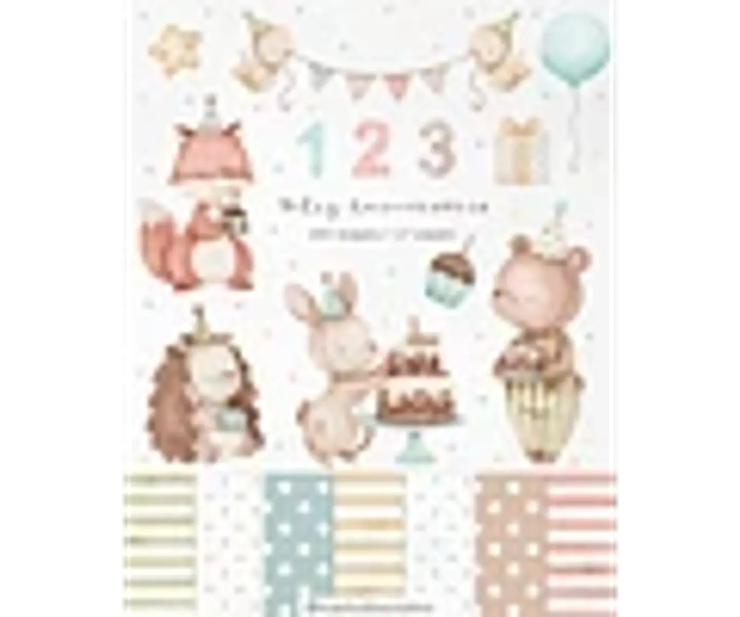 Kit Digital Combo Feliz Aniversário dos Animais - Ni Studio 4