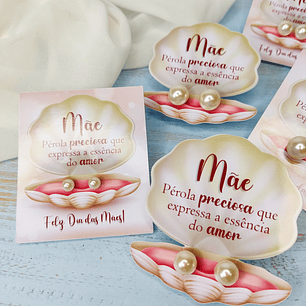 Arquivo de Corte Card Concha Brinco Dia das Mães