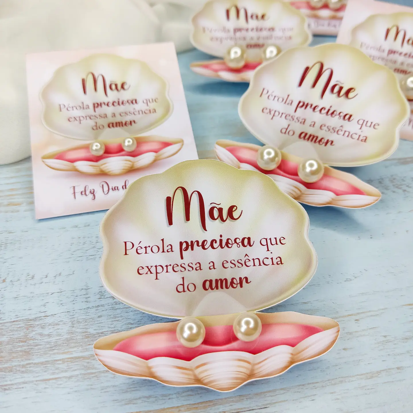 Arquivo de Corte Card Concha Brinco Dia das Mães 3