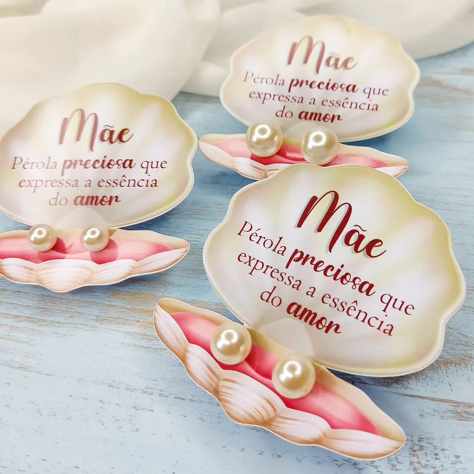 Arquivo de Corte Card Concha Brinco Dia das Mães 4