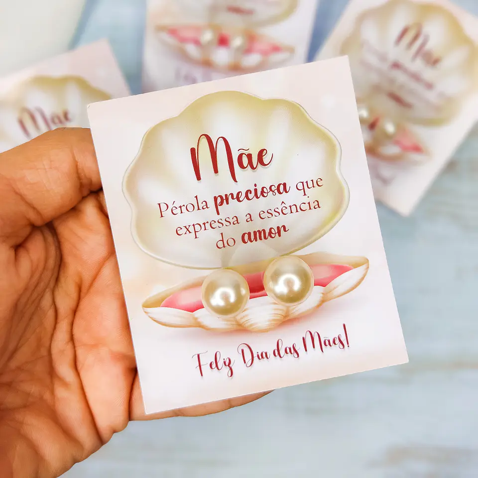 Arquivo de Corte Card Concha Brinco Dia das Mães 7