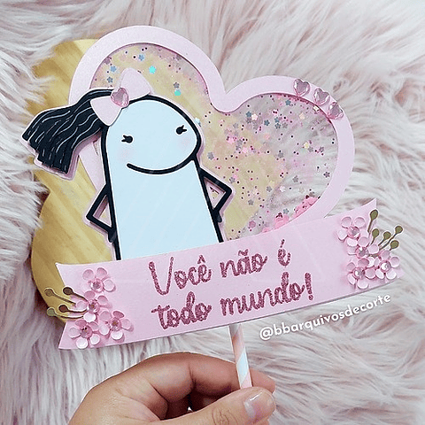 Arquivo de Corte Topo de Bolo Flork Mãe