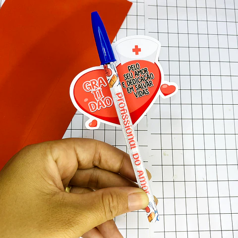 Arquivo Card Caneta Enfermeiro / Enfermagem / Medicos