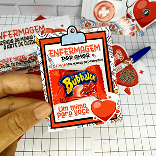 Arquivo Card Enfermagem Bubbaloo -  Arquivo dia do enfermeiro