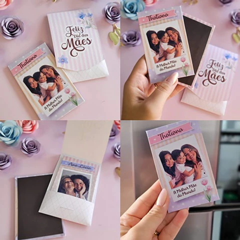 Arquivo Card Imã de Geladeira Dia das Mães